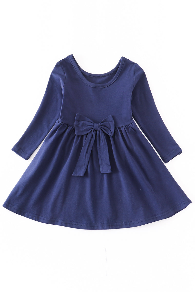 Navy twirl dresss