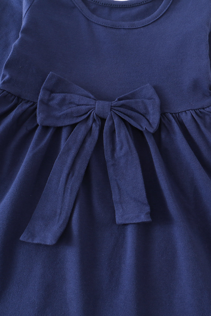 Navy twirl dresss