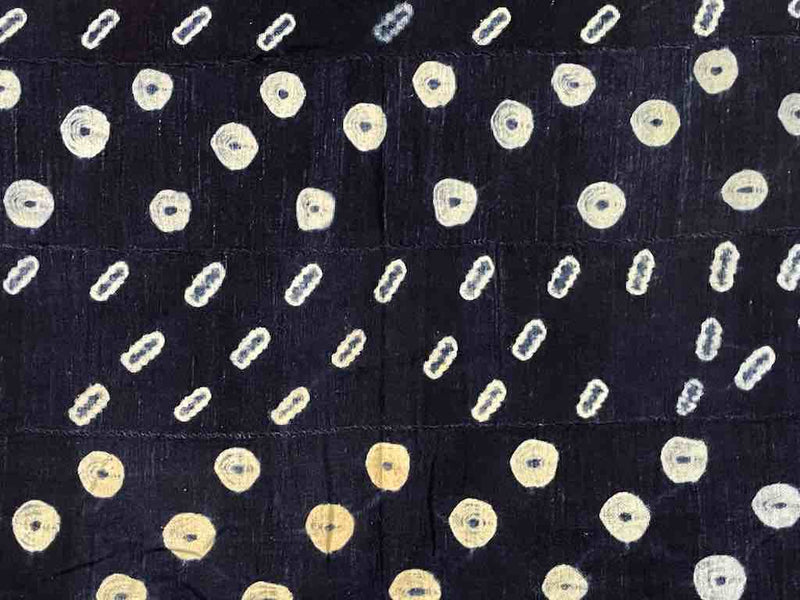 Vintage Fulani Indigo Textile "Wrapper" from Mali | 62 x 42"Heart