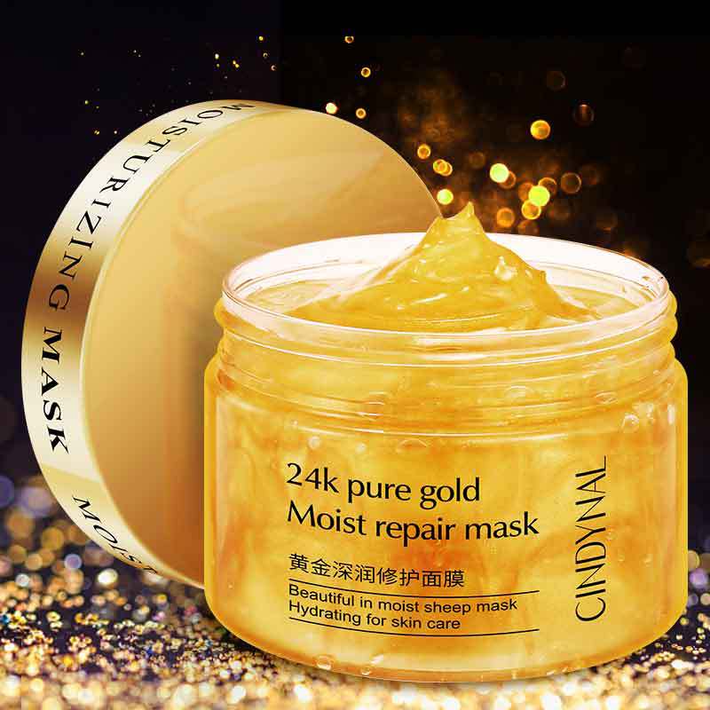 24k Gold Serum Cream Sleeping Mask Face Cream Collagen Anti-Wrinkle Whitening Facial Cream Deep Moisturizing Shrink Pore TSLM2