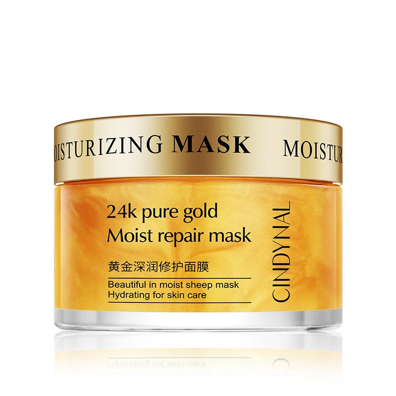 24k Gold Serum Cream Sleeping Mask Face Cream Collagen Anti-Wrinkle Whitening Facial Cream Deep Moisturizing Shrink Pore TSLM2