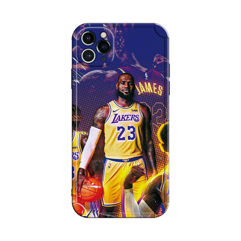 Silicone flexible iPhone case Lebron & Space JAM