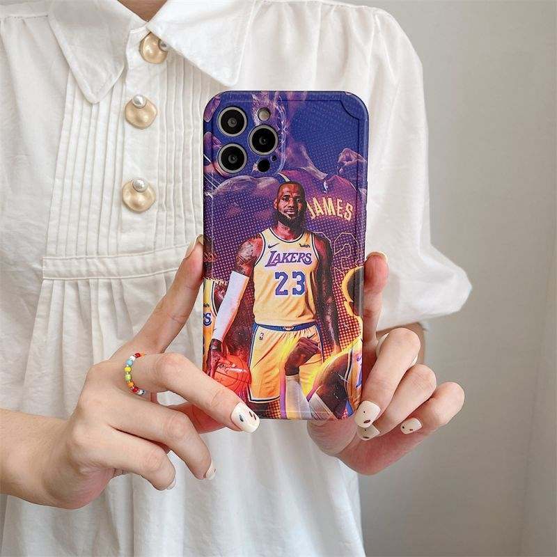 Silicone flexible iPhone case Lebron & Space JAM