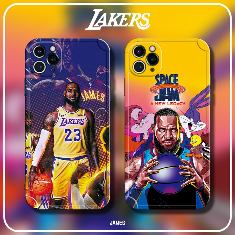 Silicone flexible iPhone case Lebron & Space JAM