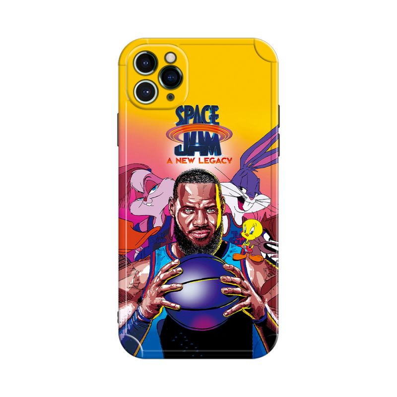 Silicone flexible iPhone case Lebron & Space JAM