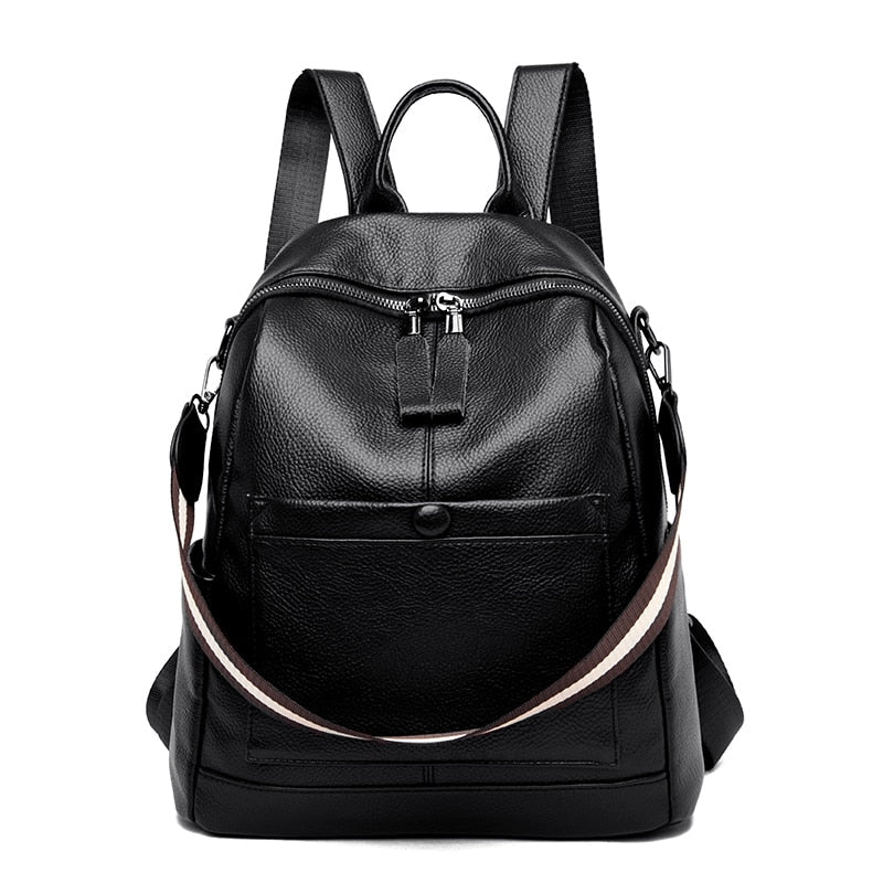 Women PU Leather Backpacks