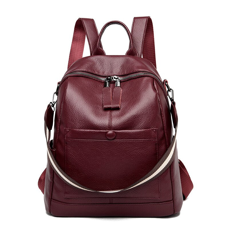 Women PU Leather Backpacks