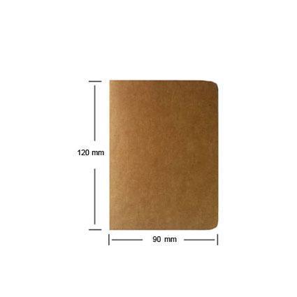 1Pcs Cowhide Paper Notebook Blank Notepad Book Vintage Soft Copybook Daily Memos Kraft Cover Journal Notebook