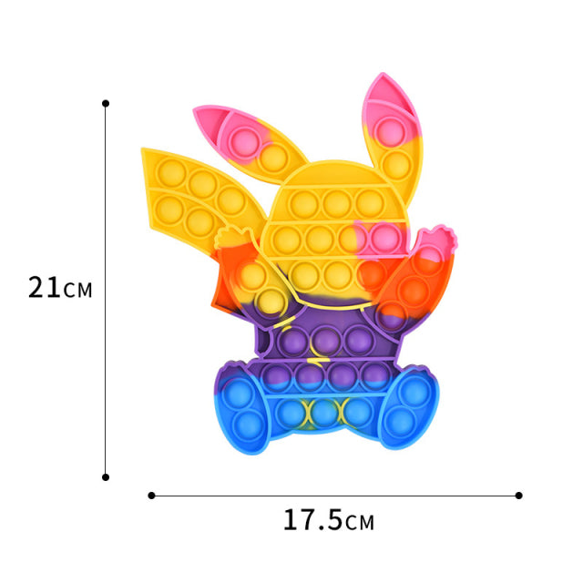 12.3cm Pokemon Pop Fidget Toys Reliver Stress Bulbasaur Squirtle Charizard Pikachu Fidget Poping Relieve Autism Dropshipping