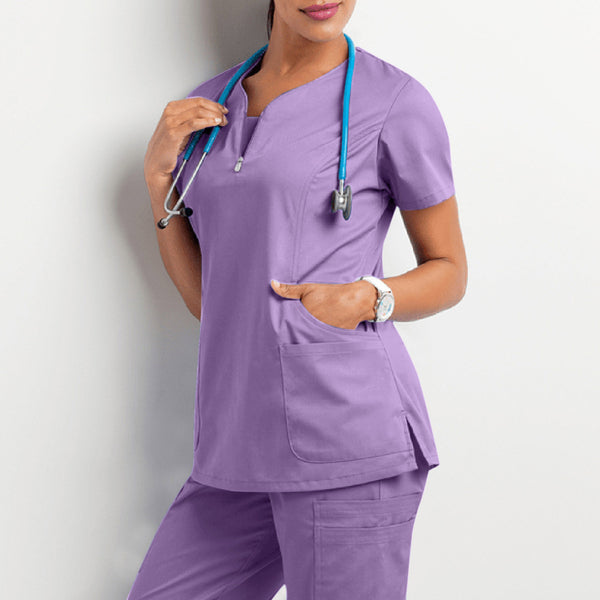 Solid Color Beauty Salon Nursing Uniform Jogging Pants Spa Uniform