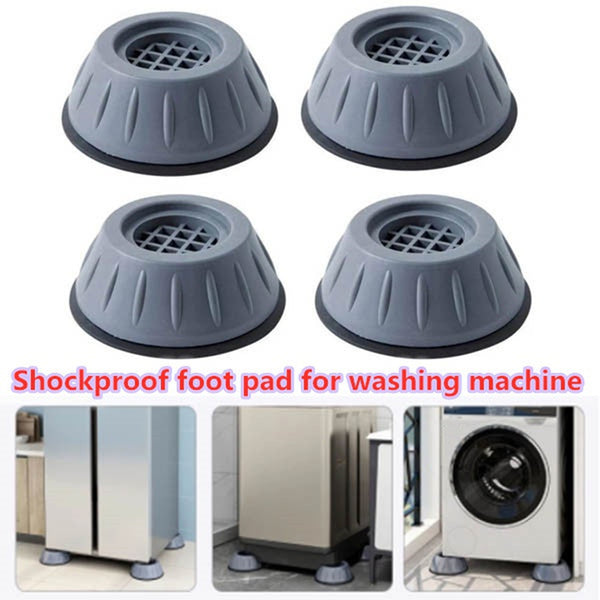 4Pcs Anti Vibration Feet Pads Rubber Legs Slipstop Silent Skid Raiser Mat For Washing Machine Support Dampers Stand Accessories