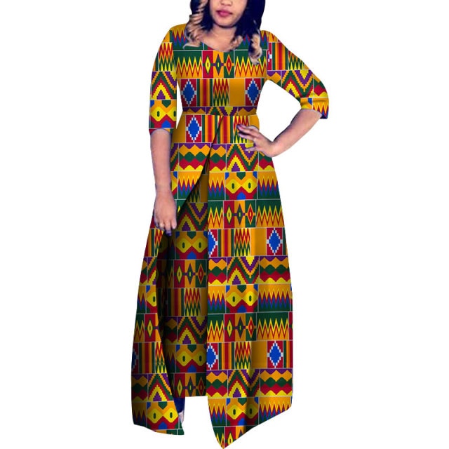 Customize African Women Clothes Jumpsuit Bodysuit Women Clothing KG688