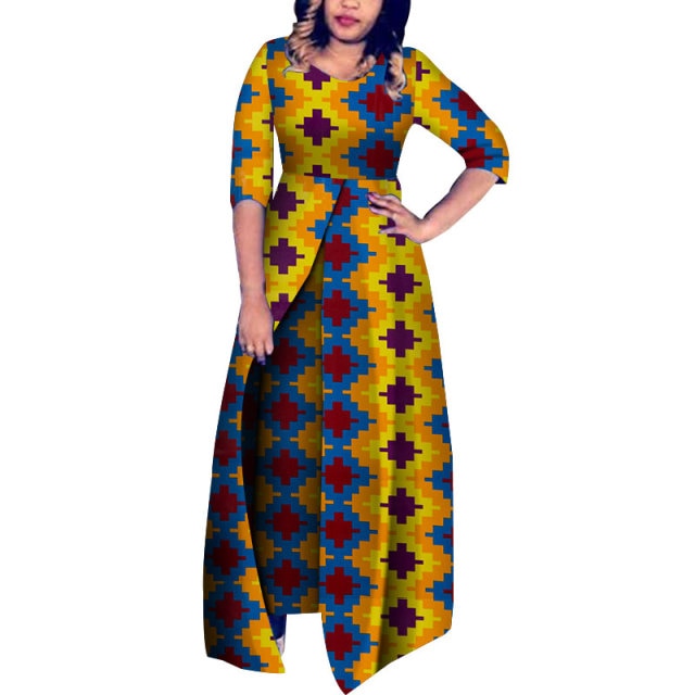 Customize African Women Clothes Jumpsuit Bodysuit Women Clothing KG688