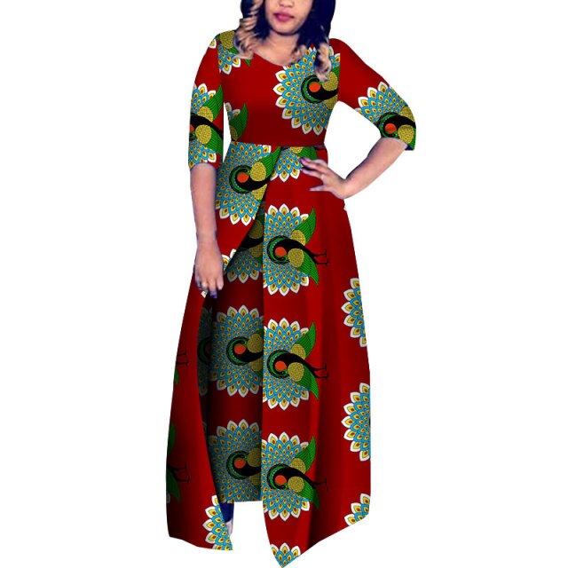 Customize African Women Clothes Jumpsuit Bodysuit Women Clothing KG688