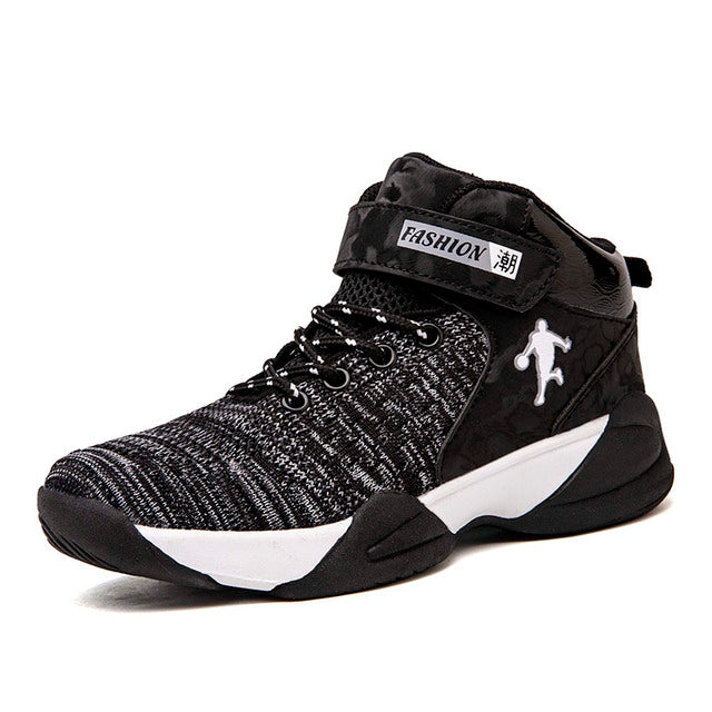 New Fashion Boy High-top Basketball Shoes 2021 Kid&