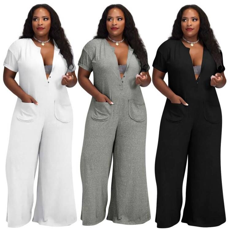 Kalenmos African Jumpsuit Women Loose Spring Summer Bodysuit Casual Streetwear Thin Long Pants Plus Size One Piece Overalls