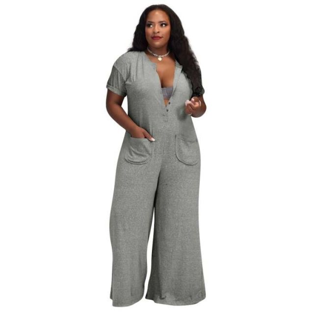 Kalenmos African Jumpsuit Women Loose Spring Summer Bodysuit Casual Streetwear Thin Long Pants Plus Size One Piece Overalls