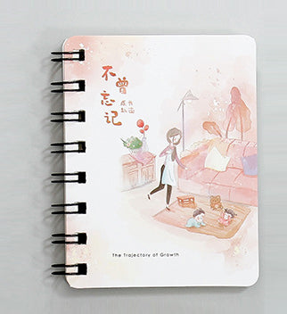 Mini Loose-leaf Hand Book Notebook Diary blank Notebooks Diaries Kawaii Student Notepad planner School Office Supplies 85X105MM