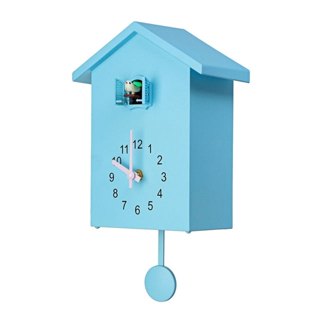 Plastic Cuckoo Clock Cuckoo Wall Clock, Natural Bird Voices Or Cuckoo Call, Design Clock Pendulum, Bird House, Wall Art N7MB