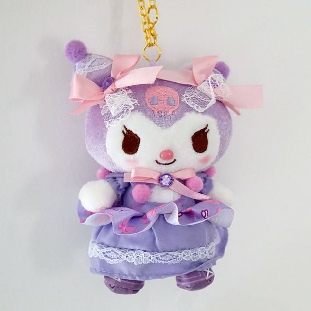 10cm Cartoon Kawaii My Melody Kuromi Cinnamoroll Kt Cat Purin Dog Plush Toy Anime Stuffed Animals Cute Plushie Pendant Doll Toys